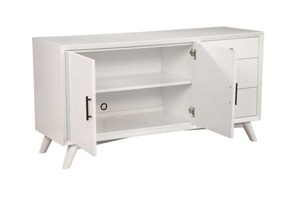 Alpine Furniture - Flynn Sideboard, White - 966-W-64 veiw 8