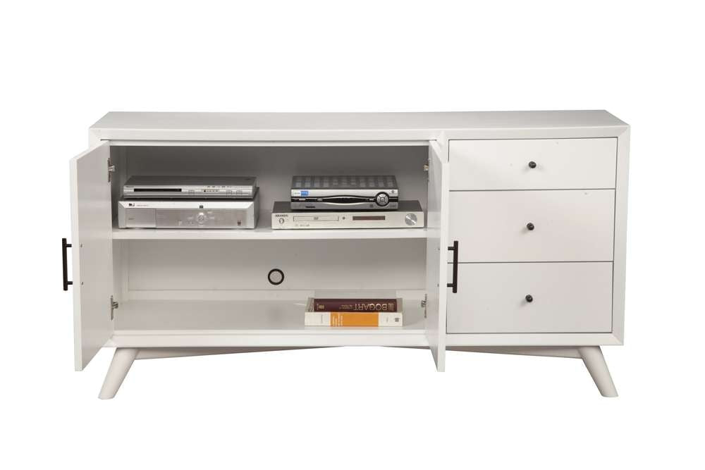 Alpine Furniture - Flynn Sideboard, White - 966-W-64 veiw 9