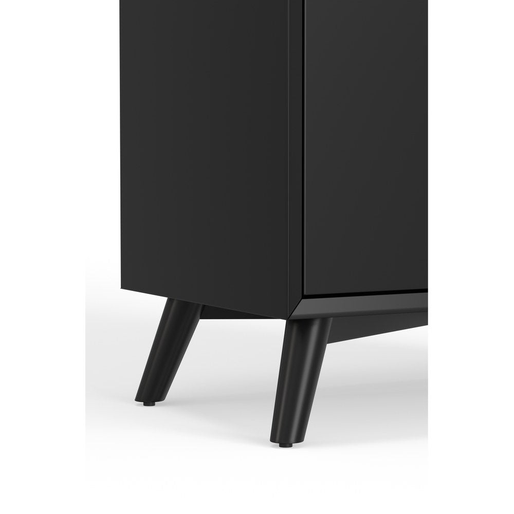 Alpine Furniture - Flynn Small Bar Cabinet, Black - 966BLK-17 view 5