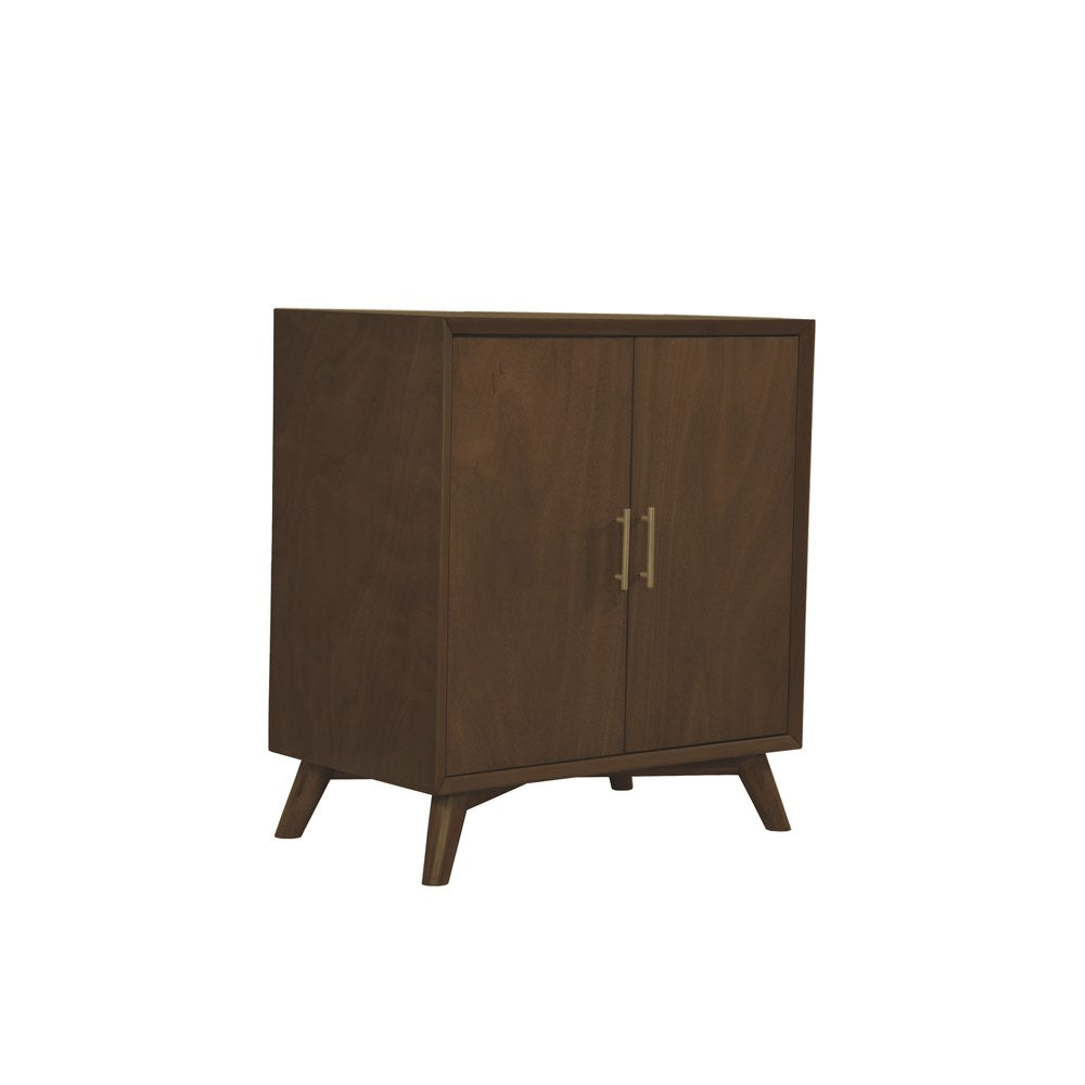 Alpine Furniture - Flynn Small Bar Cabinet, Walnut - 966WAL-17 view 1