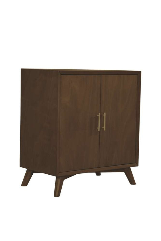 Alpine Furniture - Flynn Small Bar Cabinet, Walnut - 966WAL-17 veiw 3