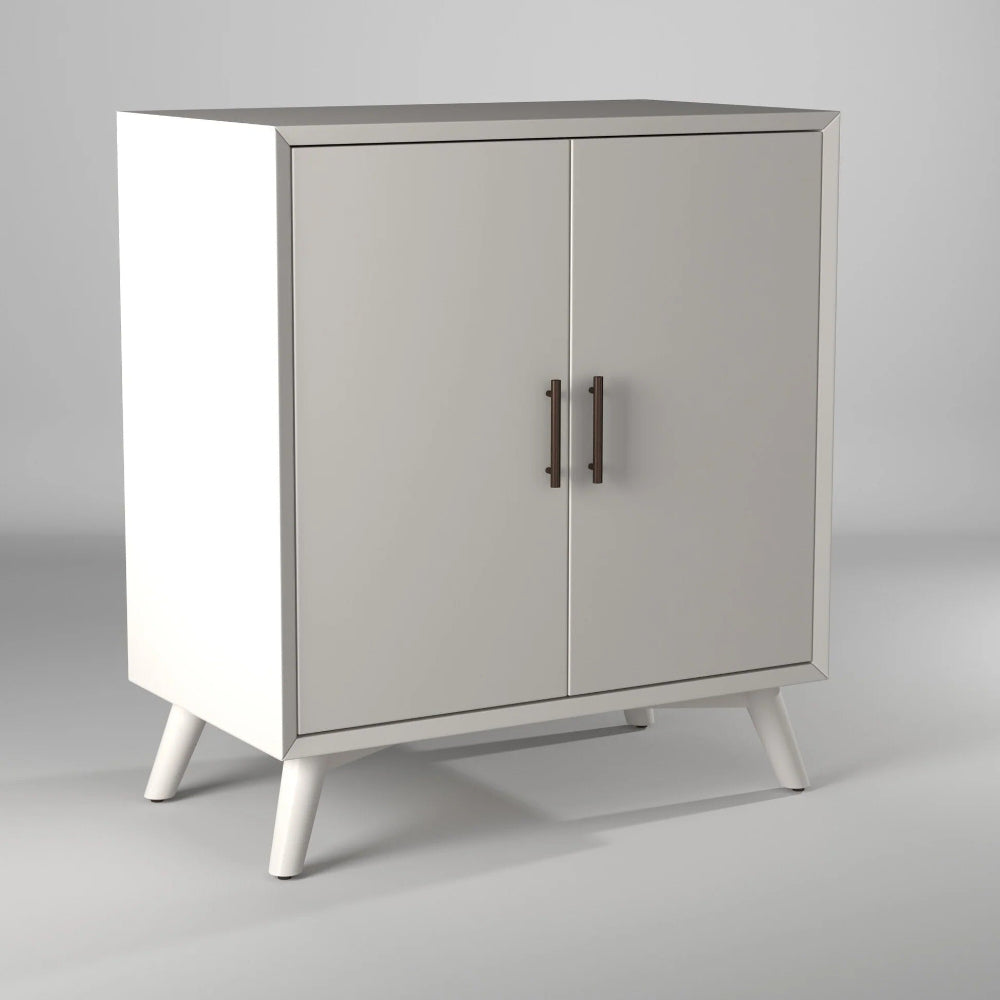 Alpine Furniture - Flynn Small Bar Cabinet, White - 966-W-17 view 3