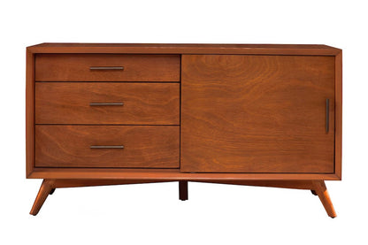 Alpine Furniture - Flynn Small TV Console, Acorn - 966-15 view 1
