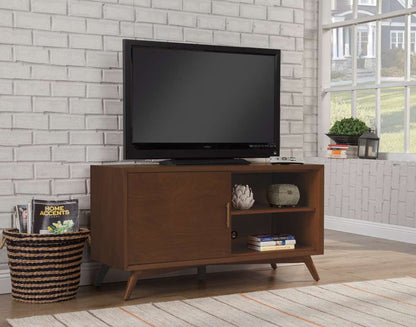 Alpine Furniture - Flynn Small TV Console, Walnut - 966WAL-15 veiw 2