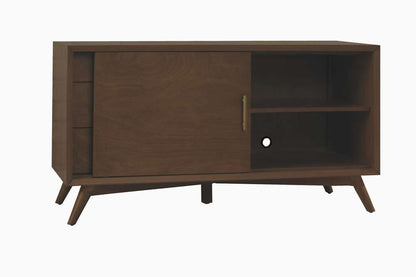 Alpine Furniture - Flynn Small TV Console, Walnut - 966WAL-15 veiw 5