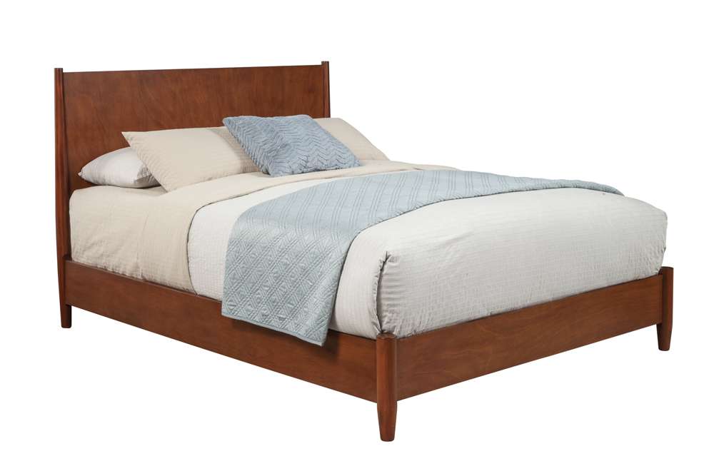 Alpine Furniture - Flynn Standard King Platform Bed, Acorn - 766-07EK veiw 1
