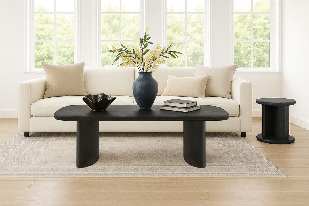 Alpine Furniture - Gabrielle Coffee Table, Black - 4225BLK-61 view 8