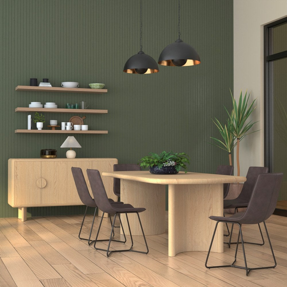 Alpine Furniture - Gabrielle Dining Table, Light Oak - 4225-01 view 7