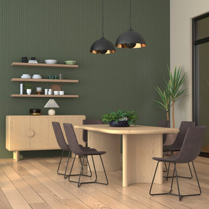 Alpine Furniture - Gabrielle Dining Table, Light Oak - 4225-01 view 7
