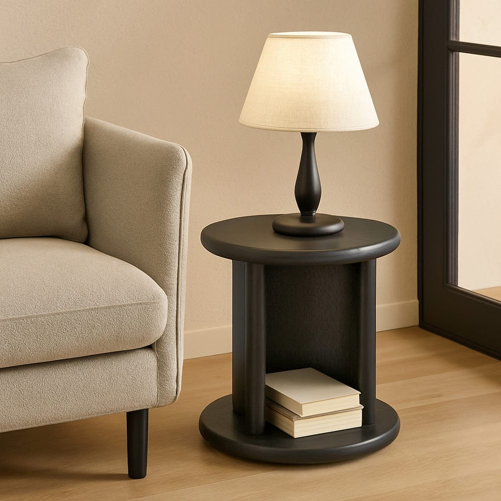 Alpine Furniture - Gabrielle End Table, Black - 4225BLK-62 view 7