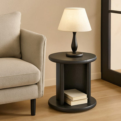 Alpine Furniture - Gabrielle End Table, Black - 4225BLK-62 view 7