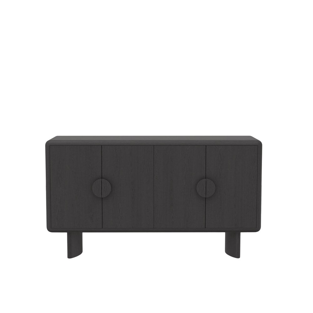 Alpine Furniture - Gabrielle Sideboard, Black - 4225BLK-06 view 2