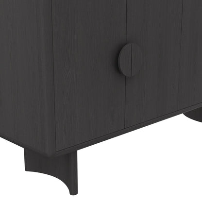 Alpine Furniture - Gabrielle Sideboard, Black - 4225BLK-06 view 5