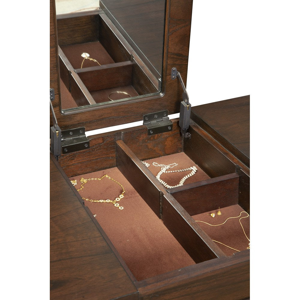 Alpine Furniture - Gramcery Bedroom Vanity - 1978-19 view 4