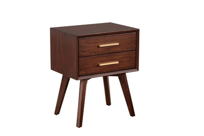 Alpine Furniture - Gramercy 2 Drawer Nightstand - 1978-02 veiw 1