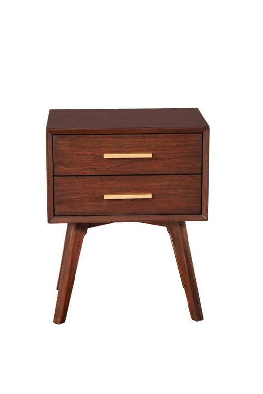 Alpine Furniture - Gramercy 2 Drawer Nightstand - 1978-02 veiw 2