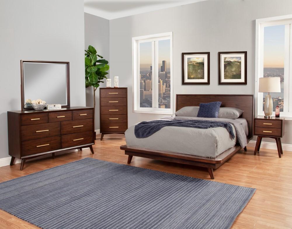 Alpine Furniture - Gramercy Standard King Platform Bed - 1978-07EK veiw 2