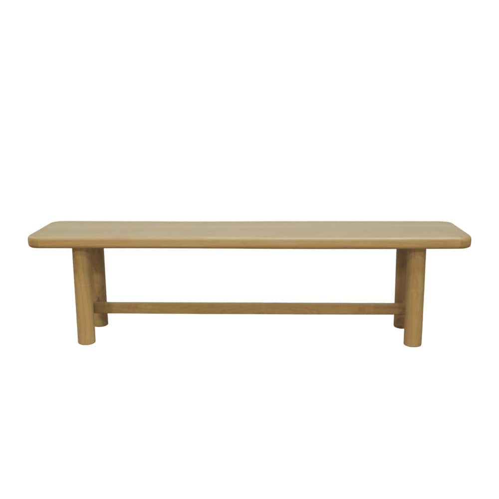 Alpine Furniture - Hudson Dining Bench, Light Oak - 8440-03 view 2