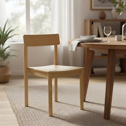 Alpine Furniture - Hudson Side Chairs, Light Oak - 8440-02 view 7