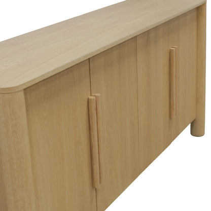 Alpine Furniture - Hudson Sideboard, Light Oak - 8440-06 view 4