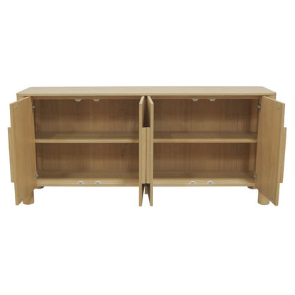 Alpine Furniture - Hudson Sideboard, Light Oak - 8440-06 view 5