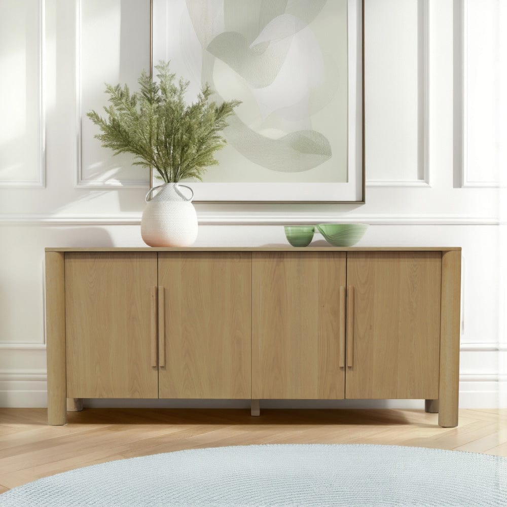 Alpine Furniture - Hudson Sideboard, Light Oak - 8440-06 view 6