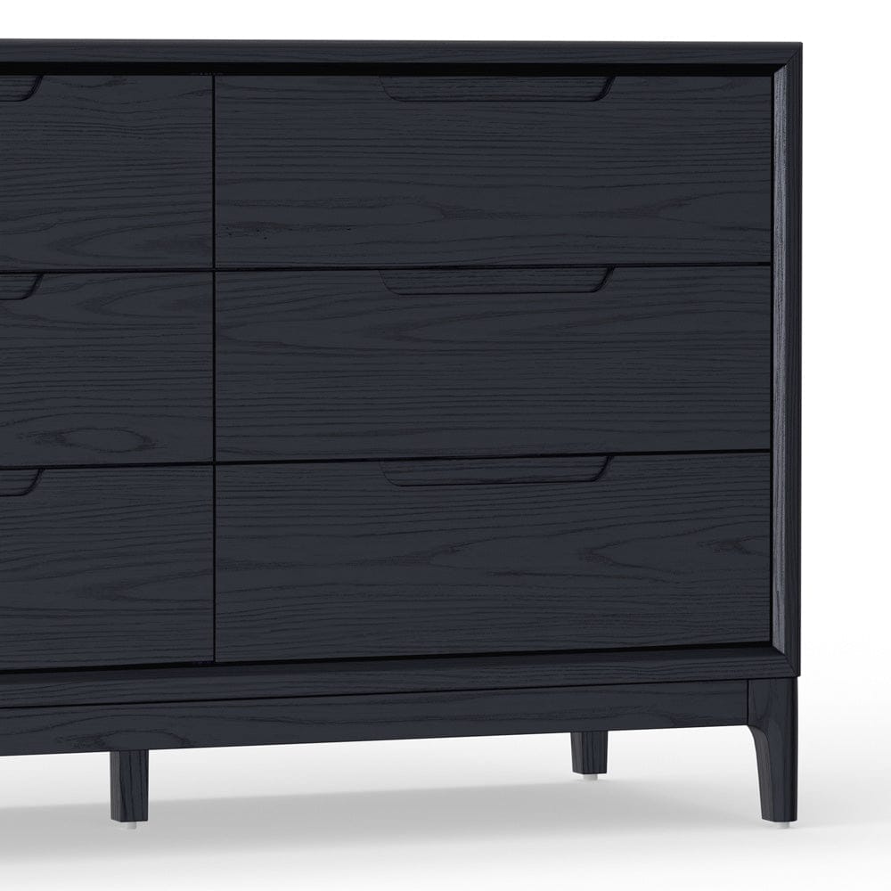 Alpine Furniture - June 60" Dresser, Vintage Black - 2359BLK-73 view 5