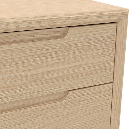 Alpine Furniture - June Nightstand, Light Oak - 2359OAK-02 view 5