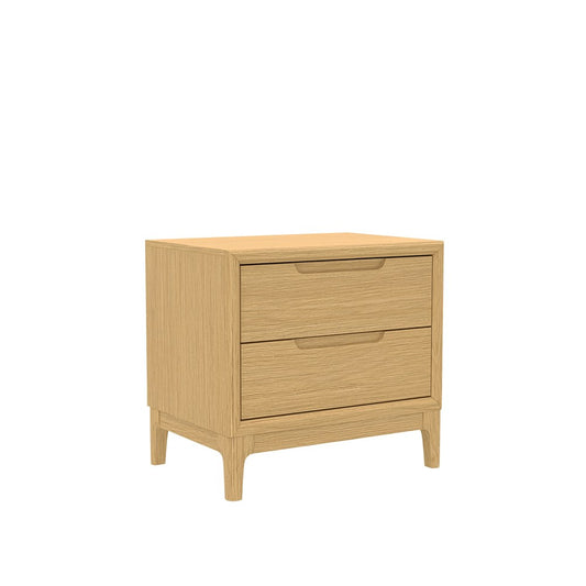 Alpine Furniture - June Nightstand, Light Oak - 2359OAK-02 view 1