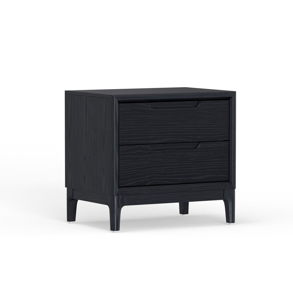 Alpine Furniture - June Nightstand, Vintage Black - 2359BLK-02 view 2