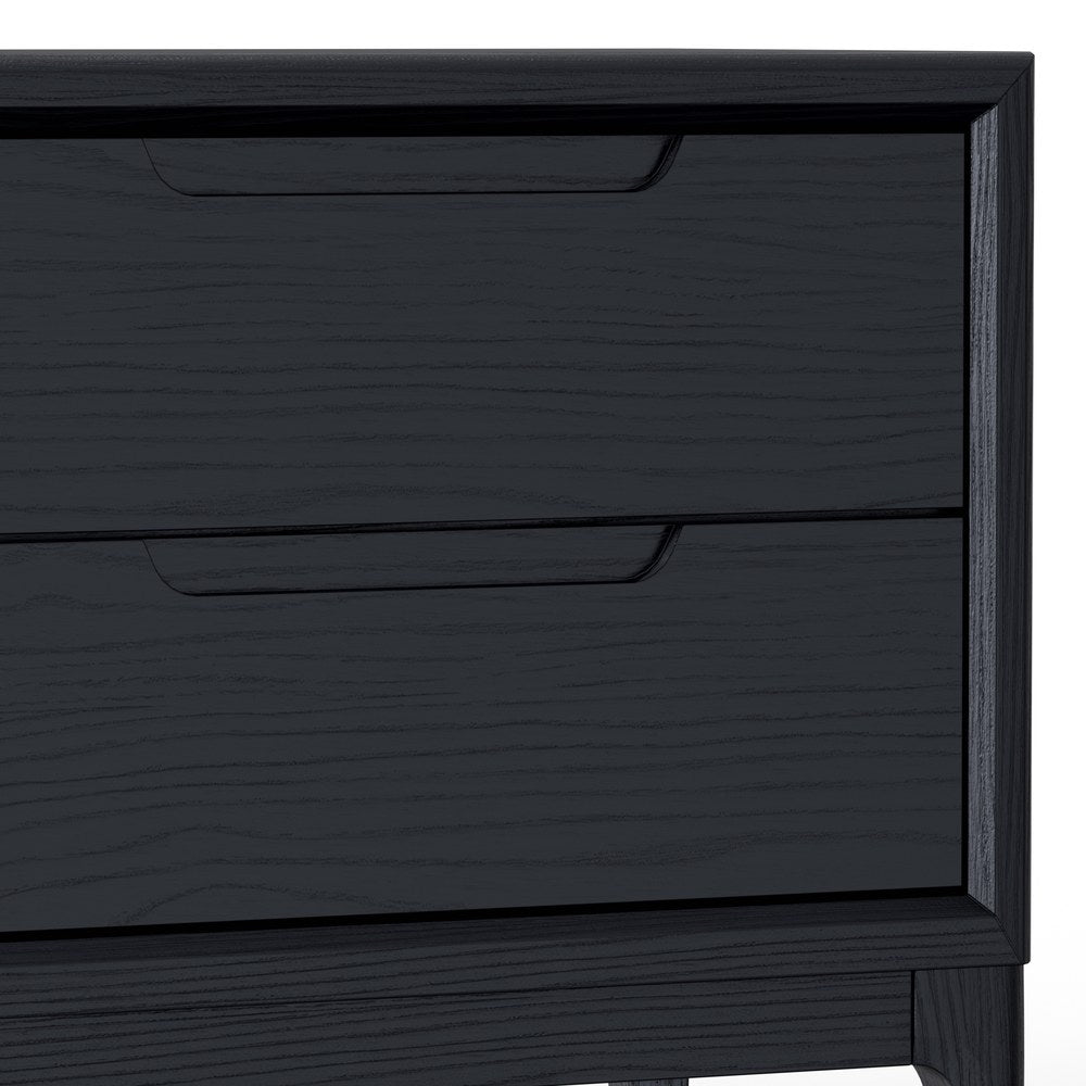 Alpine Furniture - June Nightstand, Vintage Black - 2359BLK-02 view 5