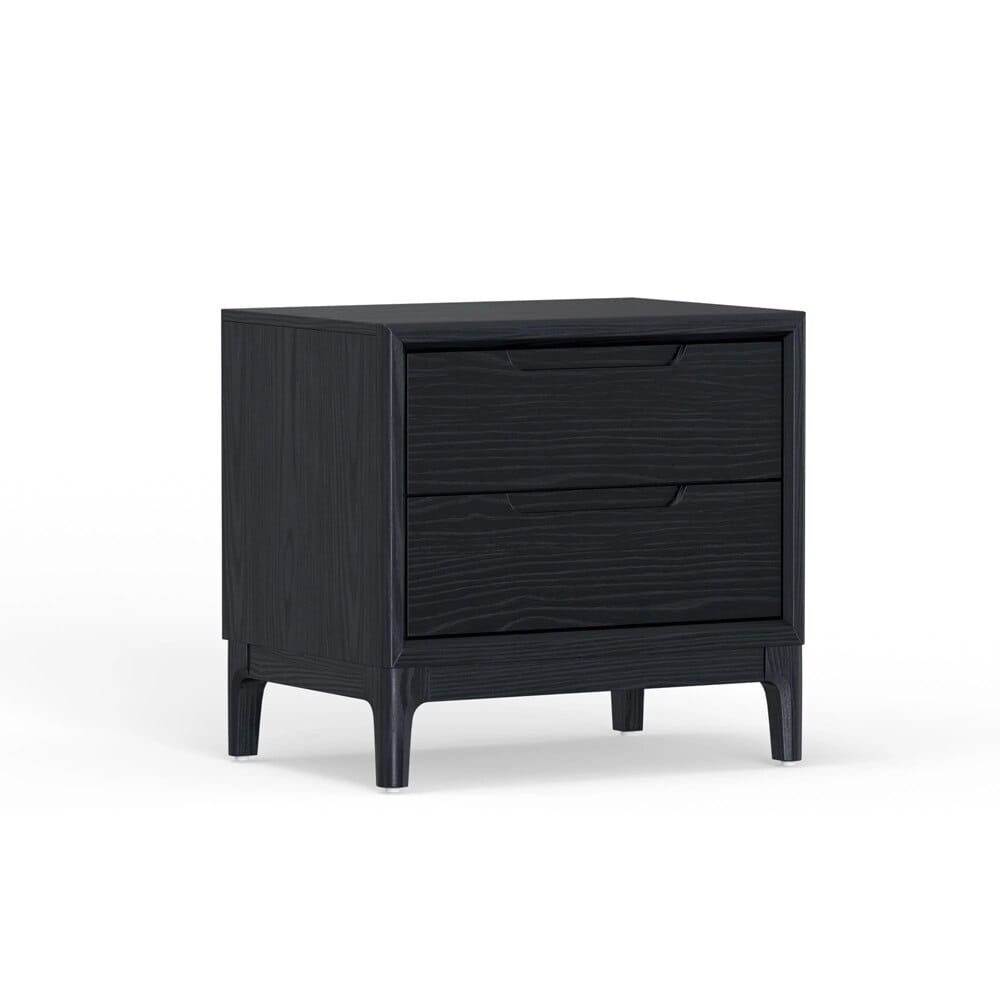 Alpine Furniture - June Nightstand, Vintage Black - 2359BLK-02 veiw 1