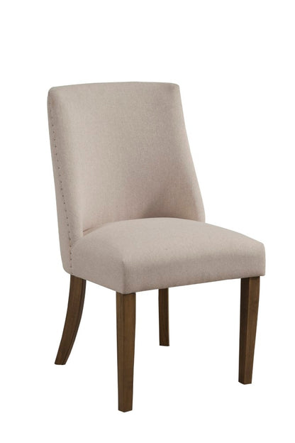 Alpine Furniture - Kensington Upholstered Parson Chairs, Reclaimed Natural (Set of 2) - 2668-02 veiw 1