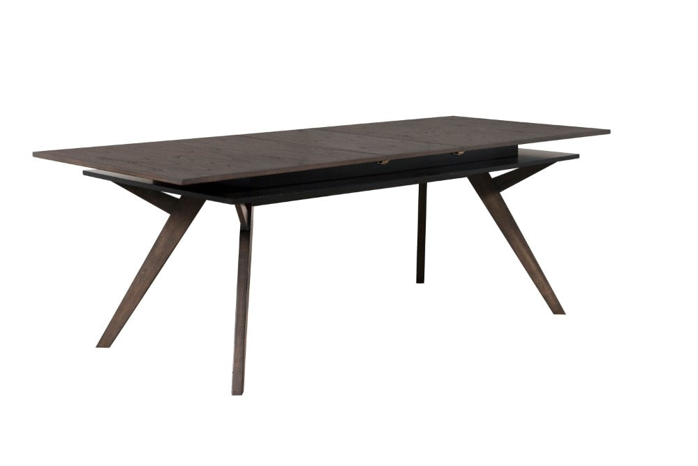 Alpine Furniture - Lennox Rectangular Extension Dining Table, Dark Tobacco - 5164-01 veiw 1