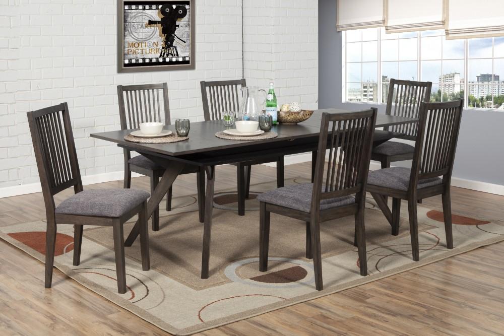 Alpine Furniture - Lennox Rectangular Extension Dining Table, Dark Tobacco - 5164-01 veiw 3