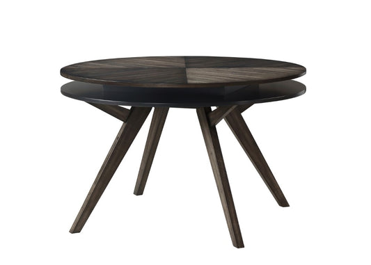 Alpine Furniture - Lennox Round Dining Table, Dark Tobacco - 5164-03 veiw 1