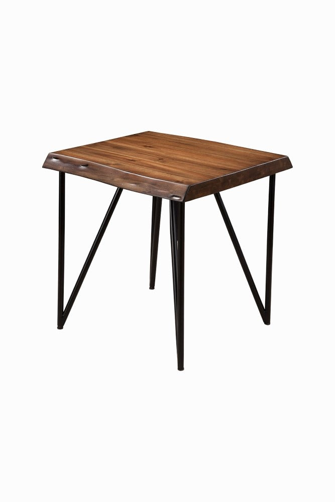 Alpine Furniture - Live Edge End/Lamp Table, Light Walnut - 1968-62 veiw 1