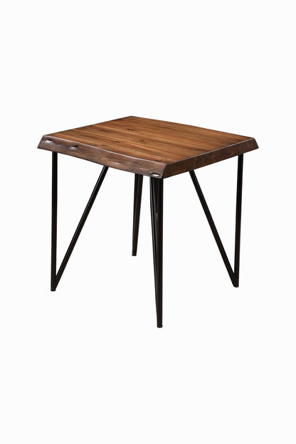 Alpine Furniture - Live Edge End/Lamp Table, Light Walnut - 1968-62 veiw 1