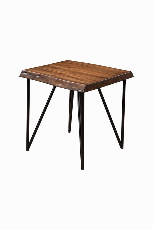 Alpine Furniture - Live Edge End/Lamp Table, Light Walnut - 1968-62 veiw 1
