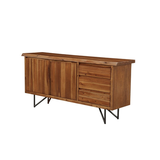 Alpine Furniture - Live Edge Server, Light Walnut - 1968-06 view 1
