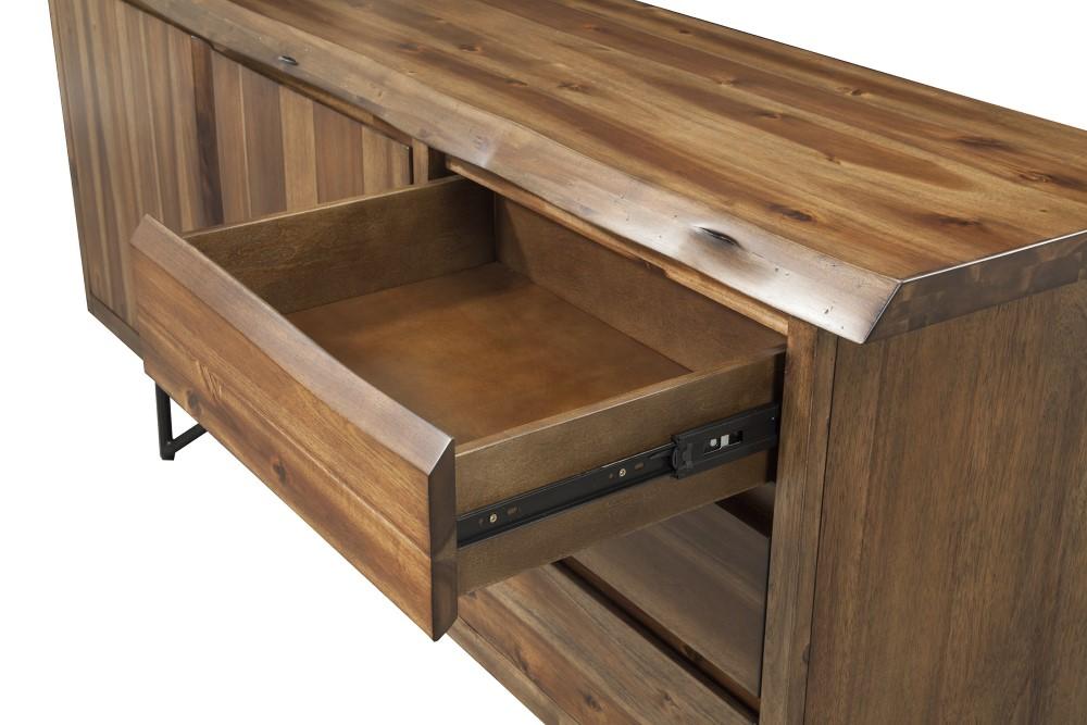 Alpine Furniture - Live Edge Server, Light Walnut - 1968-06 veiw 3