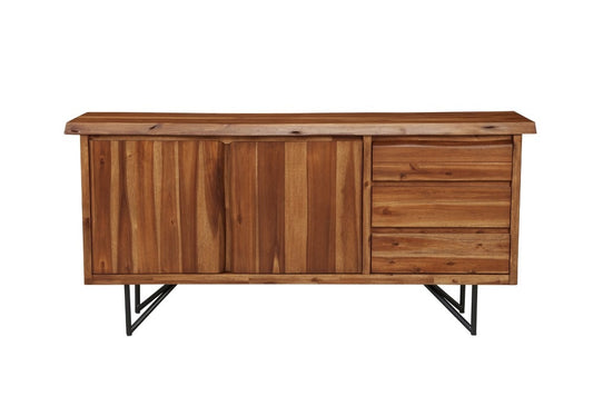 Alpine Furniture - Live Edge Server, Light Walnut - 1968-06 veiw 4