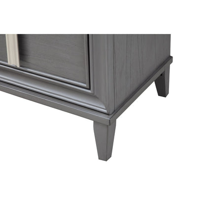 Alpine Furniture - Lorraine 2 Drawer Nightstand, Dark Grey - 8171-02 view 4