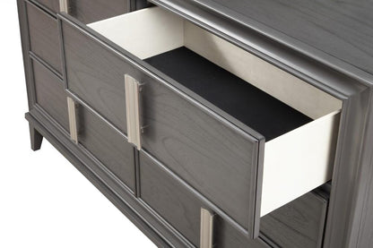 Alpine Furniture - Lorraine 6 Drawer Dresser, Dark Grey - 8171-03 veiw 2