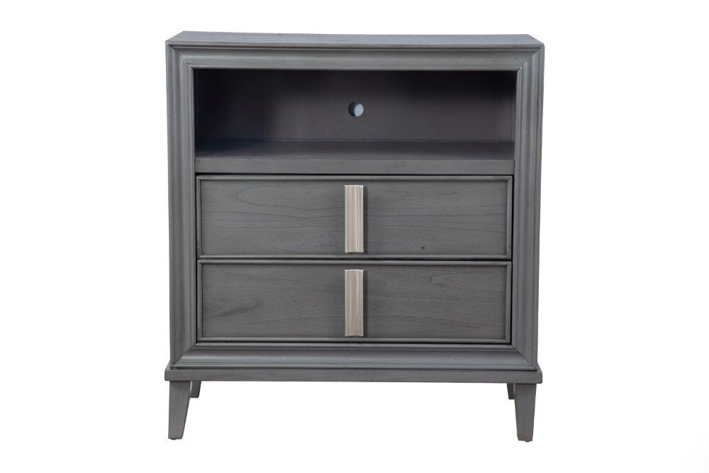 Alpine Furniture - Lorraine TV Media Chest, Dark Grey - 8171-11 veiw 4
