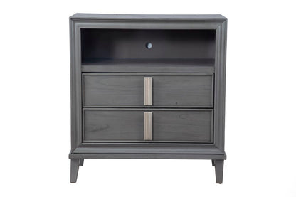 Alpine Furniture - Lorraine TV Media Chest, Dark Grey - 8171-11 veiw 4