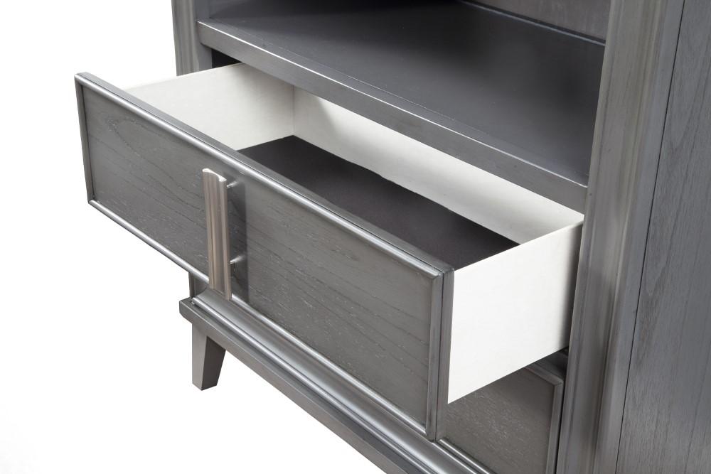 Alpine Furniture - Lorraine TV Media Chest, Dark Grey - 8171-11 veiw 5