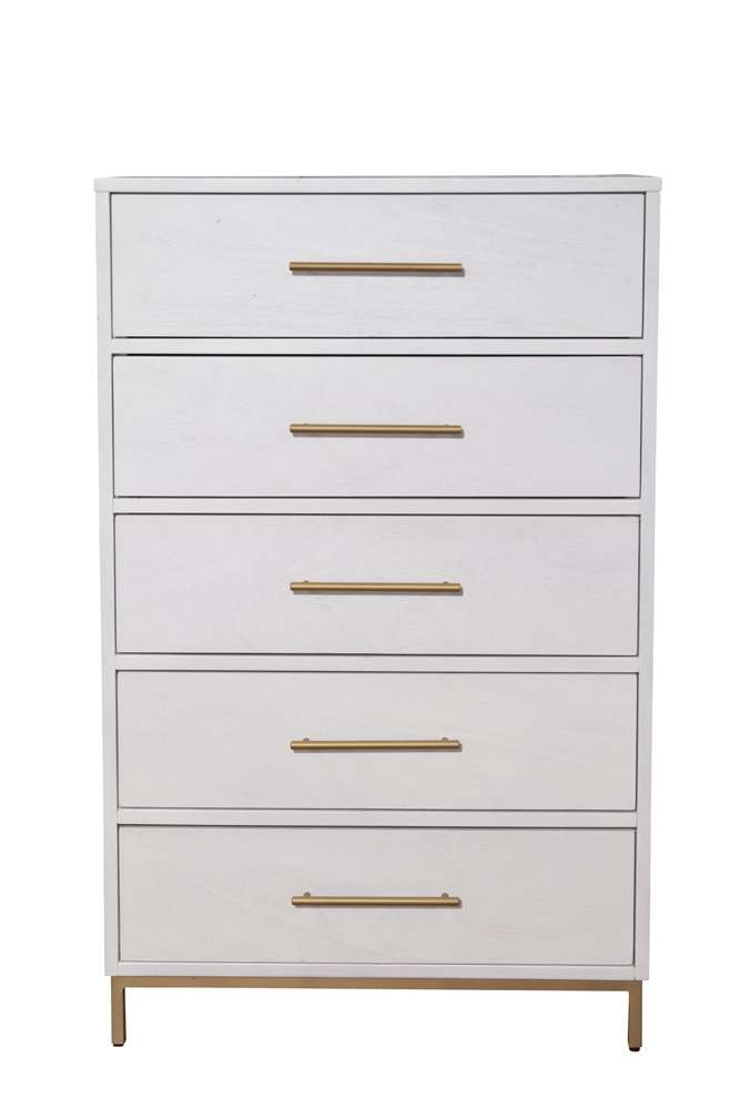 Alpine Furniture - Madelyn Five Drawer Chest - 2010-05 veiw 1