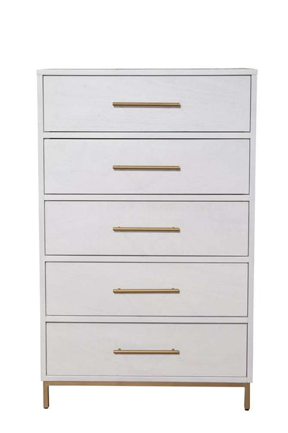 Alpine Furniture - Madelyn Five Drawer Chest - 2010-05 veiw 1