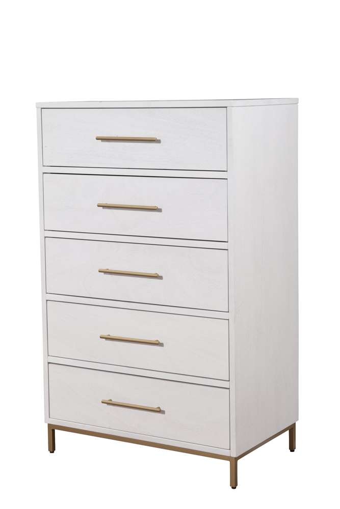 Alpine Furniture - Madelyn Five Drawer Chest - 2010-05 veiw 2